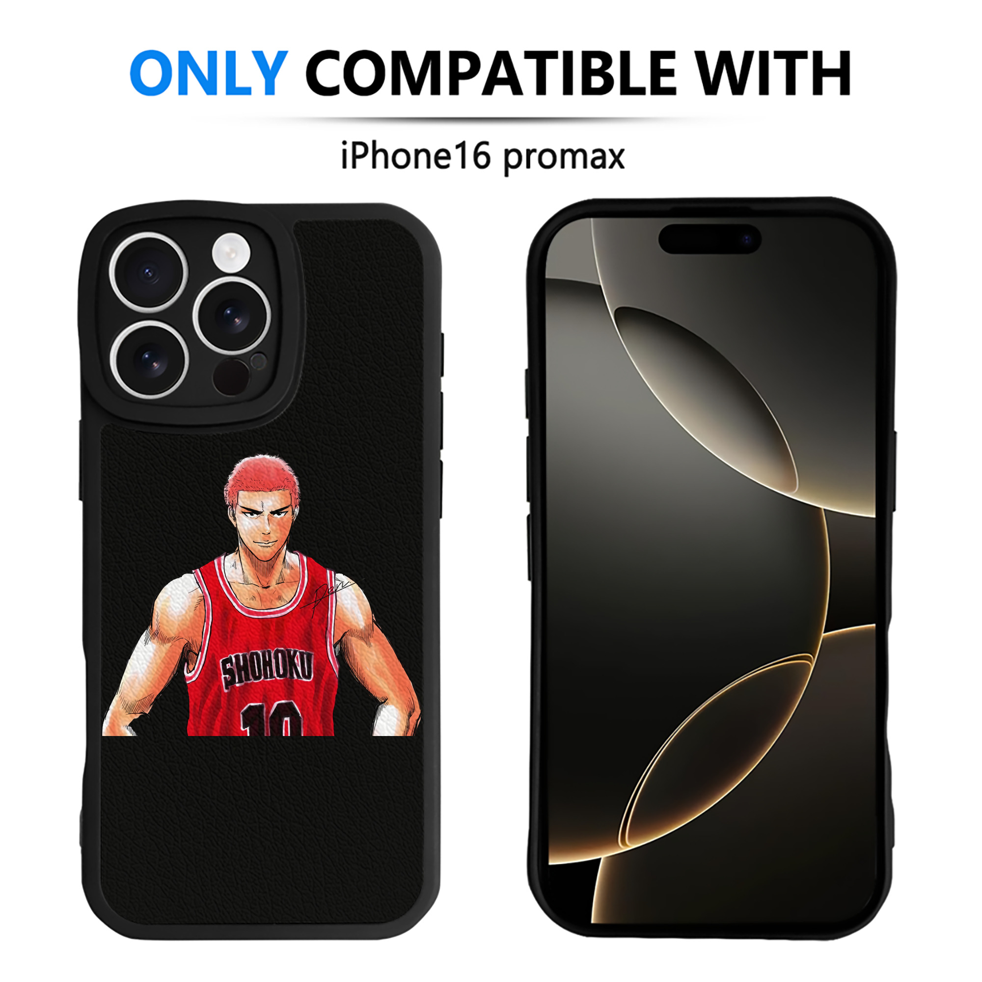 （画像用） SLAM DUNK／スラムダンク 【iPhone 16シリーズ対応】シリコンスマホケース（レザー調） 材質：シリコン
